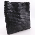 Bottega Veneta Messenger Bag Intrecciato Leather Black — view 3