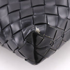 Bottega Veneta Messenger Bag Intrecciato Leather Black — view 4