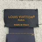 Louis Vuitton Echarpe LV Essential Shine Wool Silk Blend Scarf Black — view 6