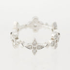 Louis Vuitton Monogram Fine Dentelle Diamond Ring White Gold — view 2