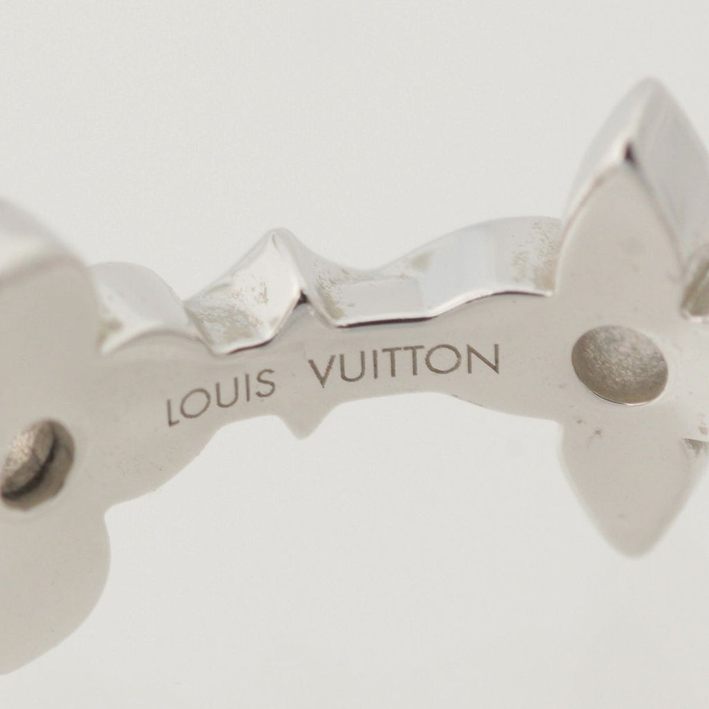 Louis Vuitton Monogram Fine Dentelle Diamond Ring White Gold — view 7