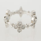 Louis Vuitton Monogram Fine Dentelle Diamond Ring White Gold — view 4