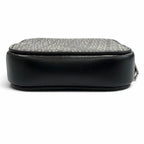 Celine Logo All Over Print Square Purse Leather Coin Black Silver — view 4