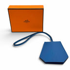 Hermes Veau Swift Mysore Blue Hydra Silver Years Bag Charm — view 2
