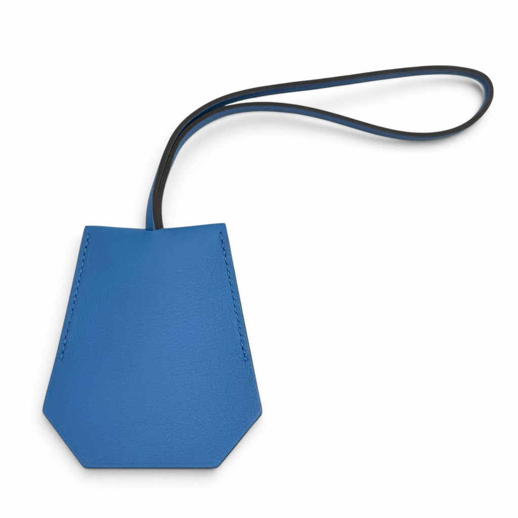 Hermes Veau Swift Mysore Blue Hydra Silver Years Bag Charm — view 5