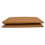 Hermes Calvi Veau Epsom Silver Card Case Brown — view 4