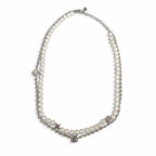 Louis Vuitton Necklace Pearl Fusion Silver White — view 4