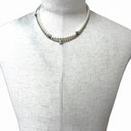 Louis Vuitton Necklace Pearl Fusion Silver White — view 3