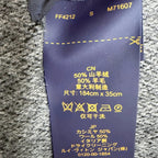 Louis Vuitton Monogram Gradient Cashmere Wool Scarf Noir — view 7
