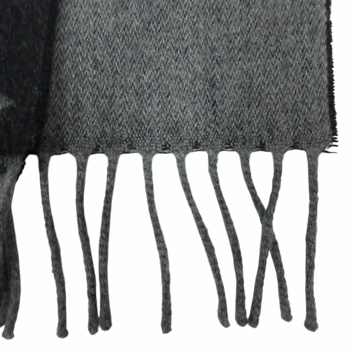 Louis Vuitton Monogram Gradient Cashmere Wool Scarf Noir — view 5