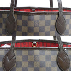 Louis Vuitton Neverfull PM Tote Bag Damier Brown — view 6