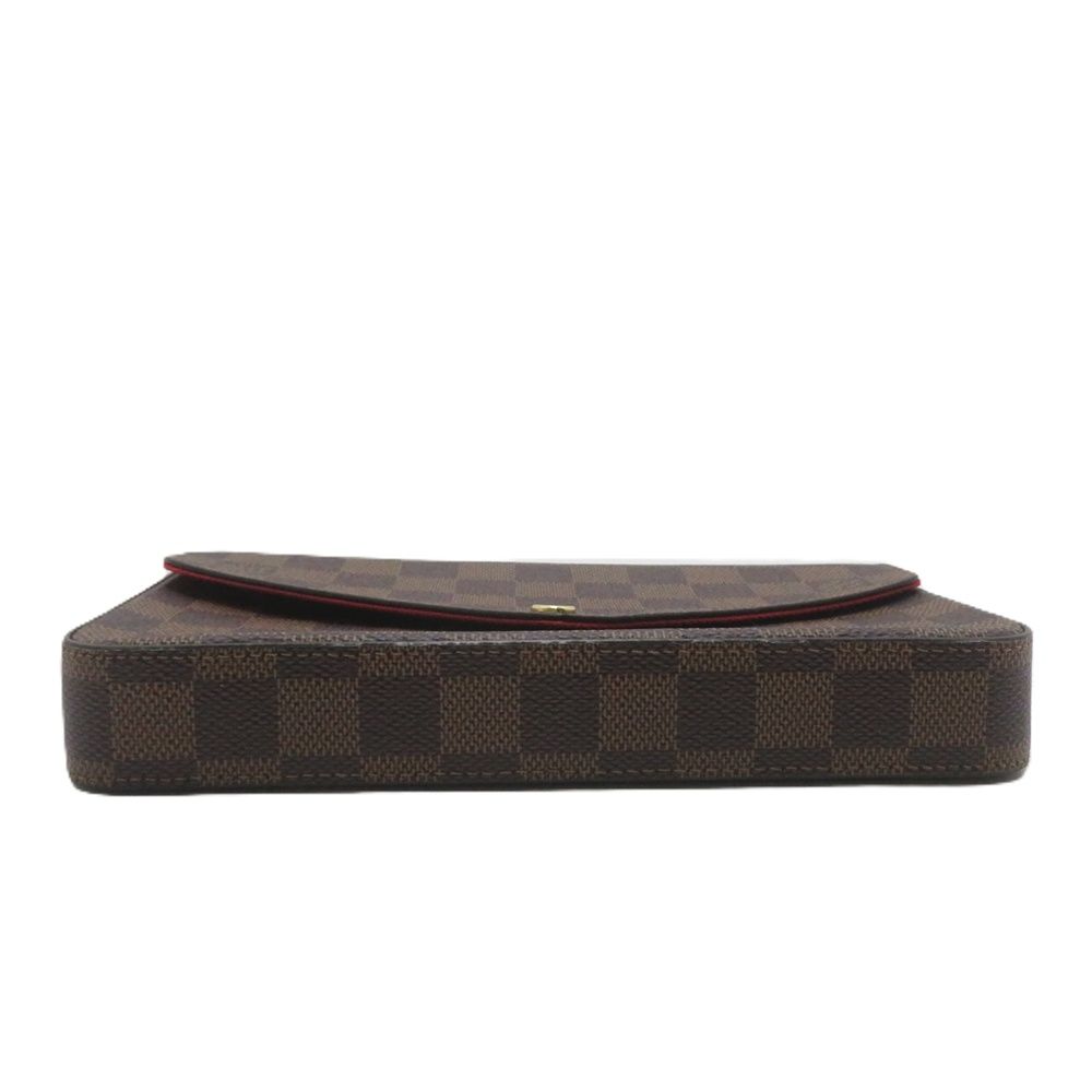 Louis Vuitton Pochette Felicie Damier Shoulder Bag Canvas Brown — view 5