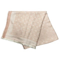 Louis Vuitton Scarf Shawl Monogram Denim Rose Pink Silk