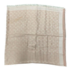 Louis Vuitton Scarf Shawl Monogram Denim Rose Pink Silk — view 6