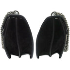 Gucci Dionysus Chain Shoulder Bag Suede Black Silver — view 3