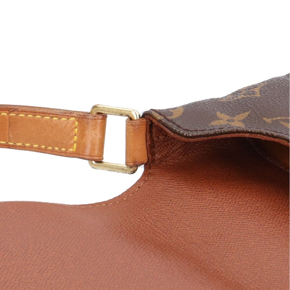 Louis Vuitton Musette Tango Short Monogram Shoulder Bag Canvas Brown — view 7