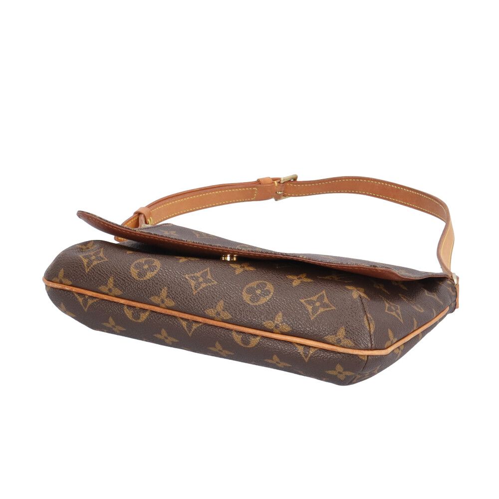 Louis Vuitton Musette Tango Short Monogram Shoulder Bag Canvas Brown — view 5