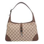 Gucci Jackie Handbag GG Canvas Beige