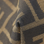 Fendi Chef Zucca Canvas Leather Brown Shoulder Bag — view 4