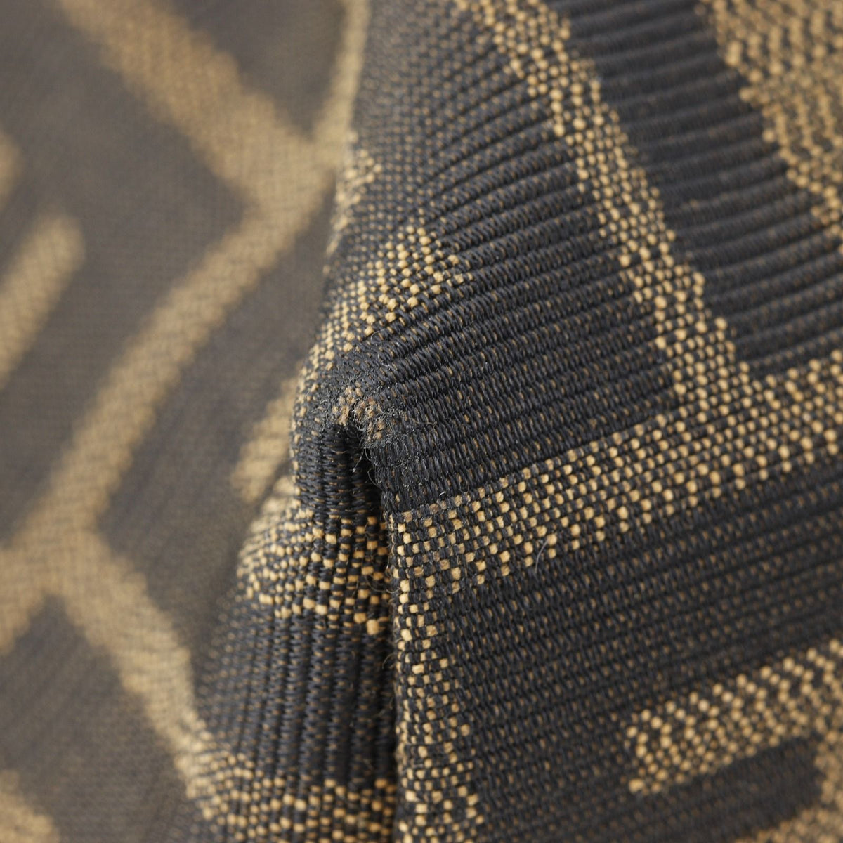 Fendi Chef Zucca Canvas Leather Brown Shoulder Bag — view 4