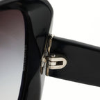 Chanel Camellia CC Logo Acetate Black Sunglasses Eyewear — view 8
