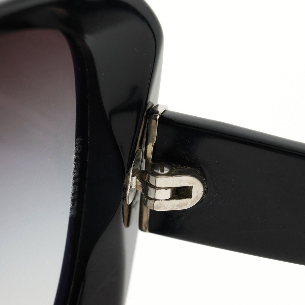 Chanel Camellia CC Logo Acetate Black Sunglasses Eyewear — view 8