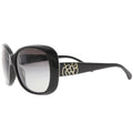 Chanel Camellia CC Logo Acetate Black Sunglasses Eyewear