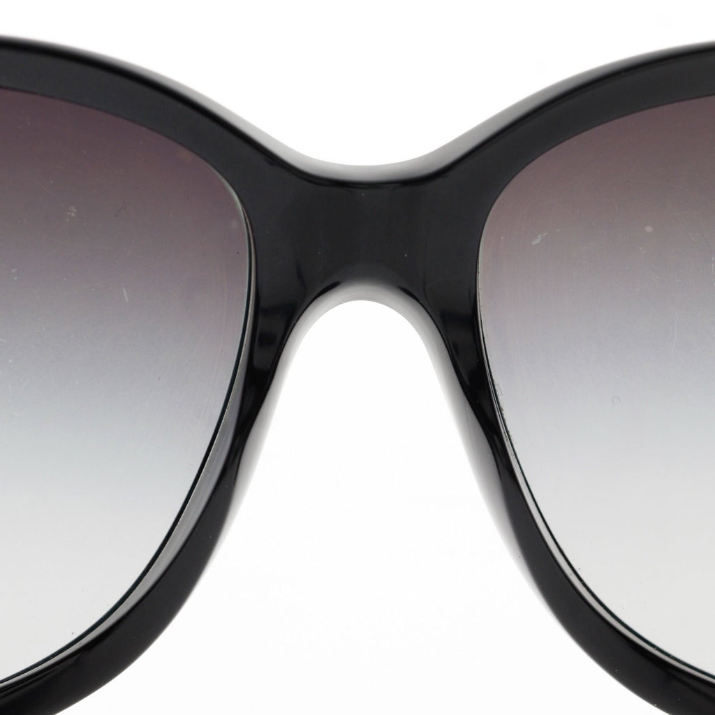 Chanel Camellia CC Logo Acetate Black Sunglasses Eyewear — view 3