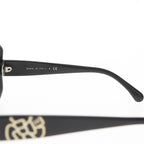 Chanel Camellia CC Logo Acetate Black Sunglasses Eyewear — view 5