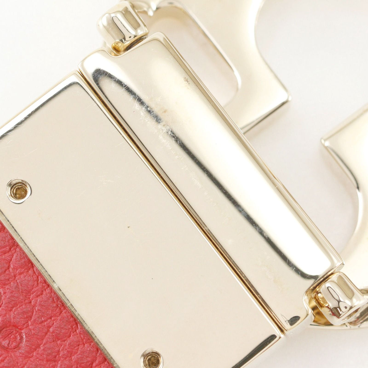 Gucci Interlocking G Reversible Leather Black Red Belt — view 8