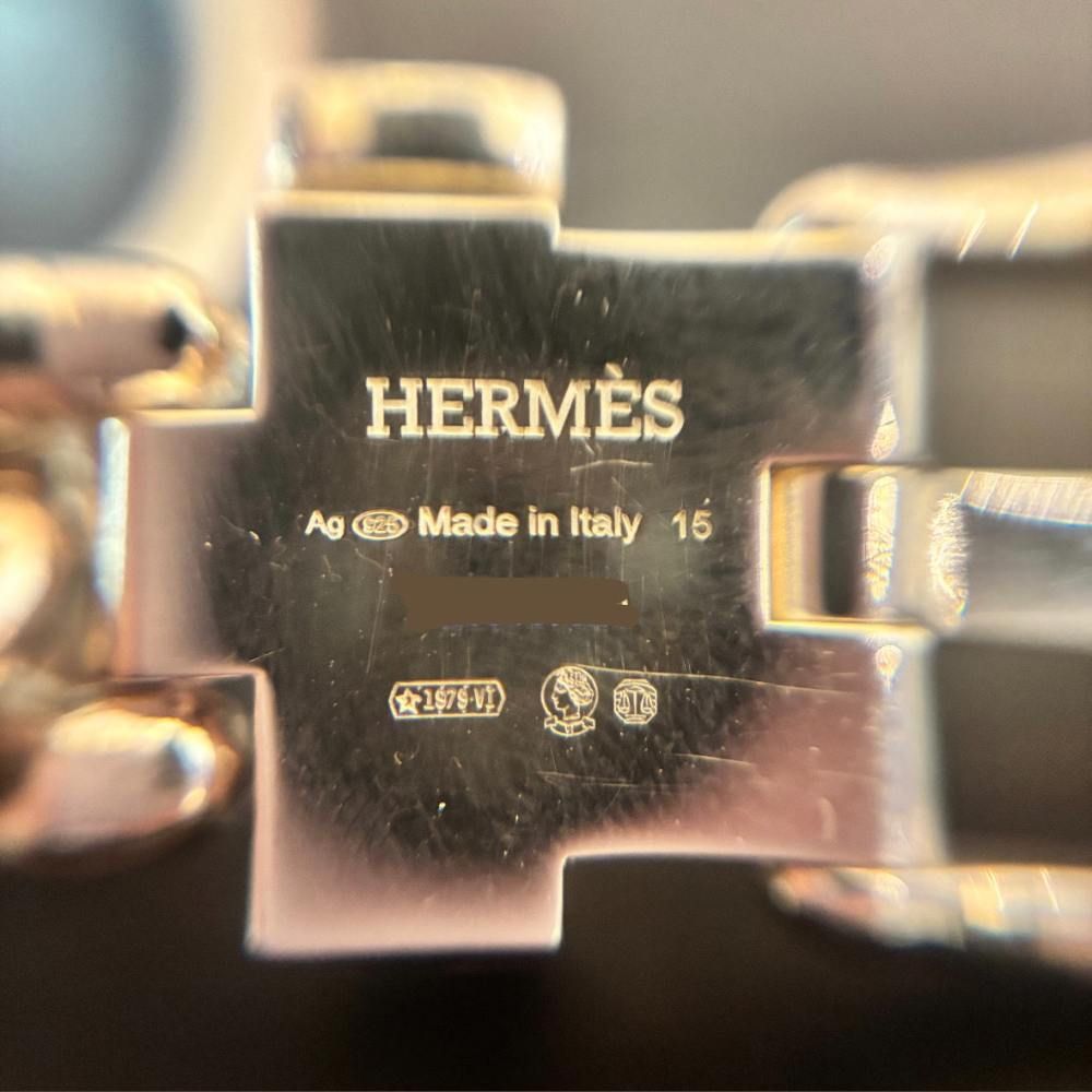 Hermes Boucles Sellier Inflexible Bracelet GM — view 5