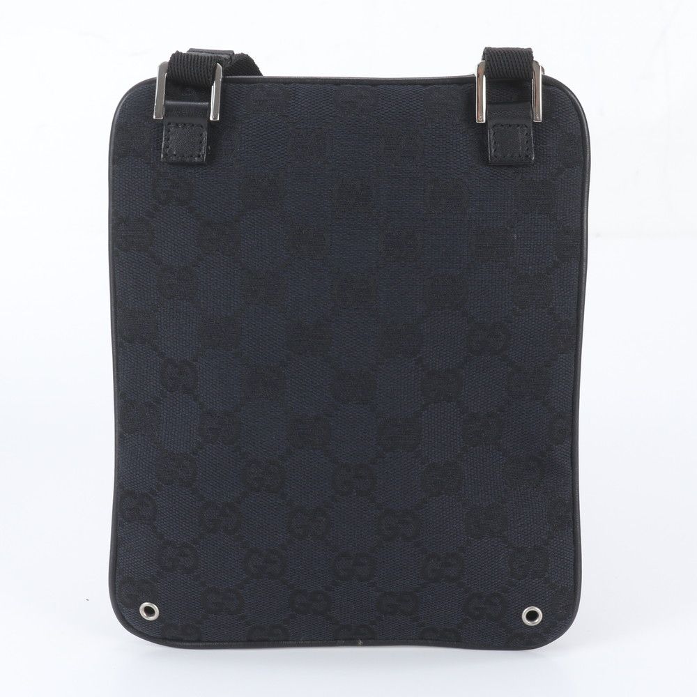 Gucci GG Canvas Leather Shoulder Bag Crossbody Messenger Business — view 3