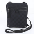 Gucci GG Canvas Leather Shoulder Bag Crossbody Messenger Business