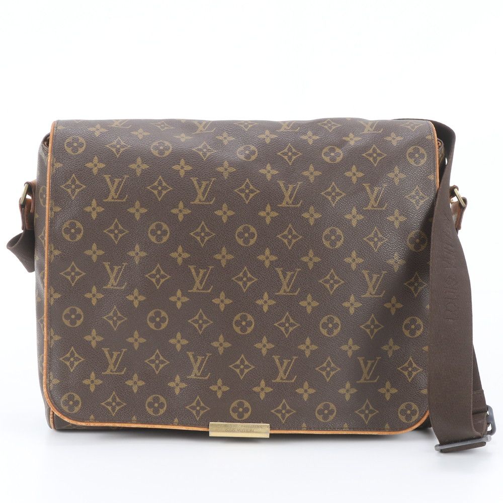 Louis Vuitton Monogram Abbesses Leather Shoulder Bag Crossbody Messenger