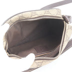 Gucci GG Supreme Leather Shoulder Bag Crossbody Brown — view 7