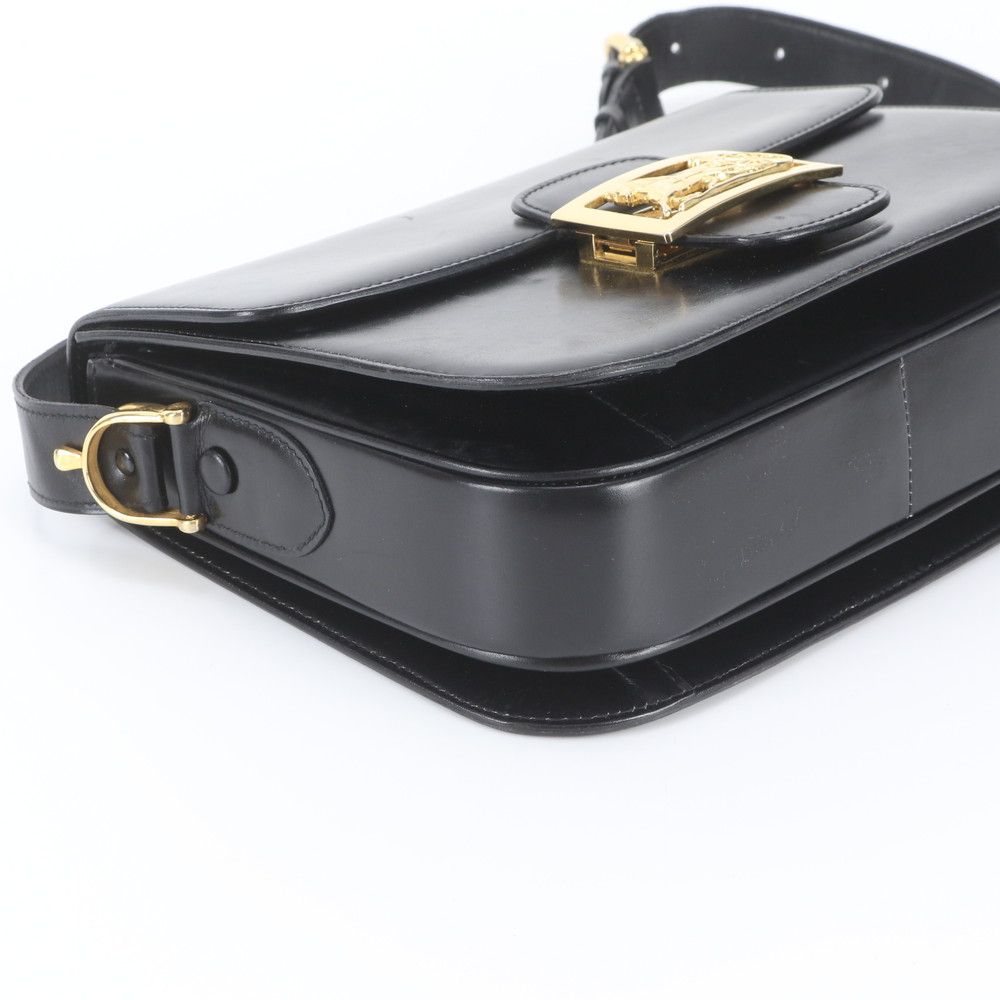 Celine Vintage Carriage Leather Shoulder Bag — view 5