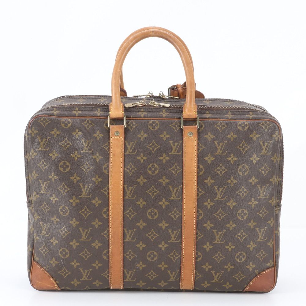 Louis Vuitton Monogram Sirius 45 Leather Boston Bag Tote Travel — view 3
