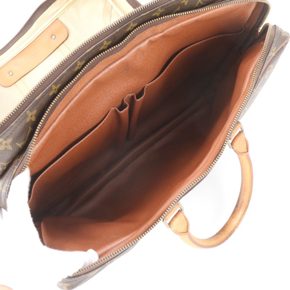 Louis Vuitton Monogram Sirius 45 Leather Boston Bag Tote Travel — view 8