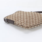 Gucci GG Canvas Leather Shoulder Bag Crossbody Messenger Business — view 5
