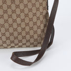 Gucci GG Canvas Leather Shoulder Bag Crossbody Messenger Business — view 2