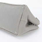 Prada White Tag Triangle Logo Canapa 2-Way Tote Bag Crossbody Shoulder — view 5