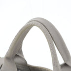 Prada White Tag Triangle Logo Canapa 2-Way Tote Bag Crossbody Shoulder — view 2