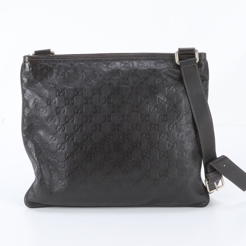 Gucci Guccissima Leather Shoulder Bag Crossbody Messenger Business — view 3