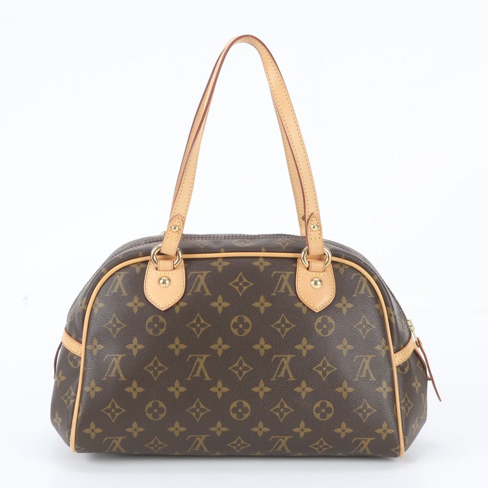Louis Vuitton Monogram Montorgueil PM Leather Tote Bag — view 3