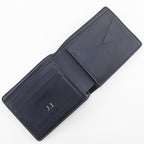 Louis Vuitton Portefeuille Multiple Monogram Tapestry Bifold Denim Navy — view 5