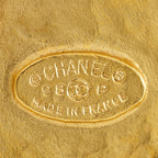 Chanel CC Logo Gold Plated Silver 98P Brooch — view 8