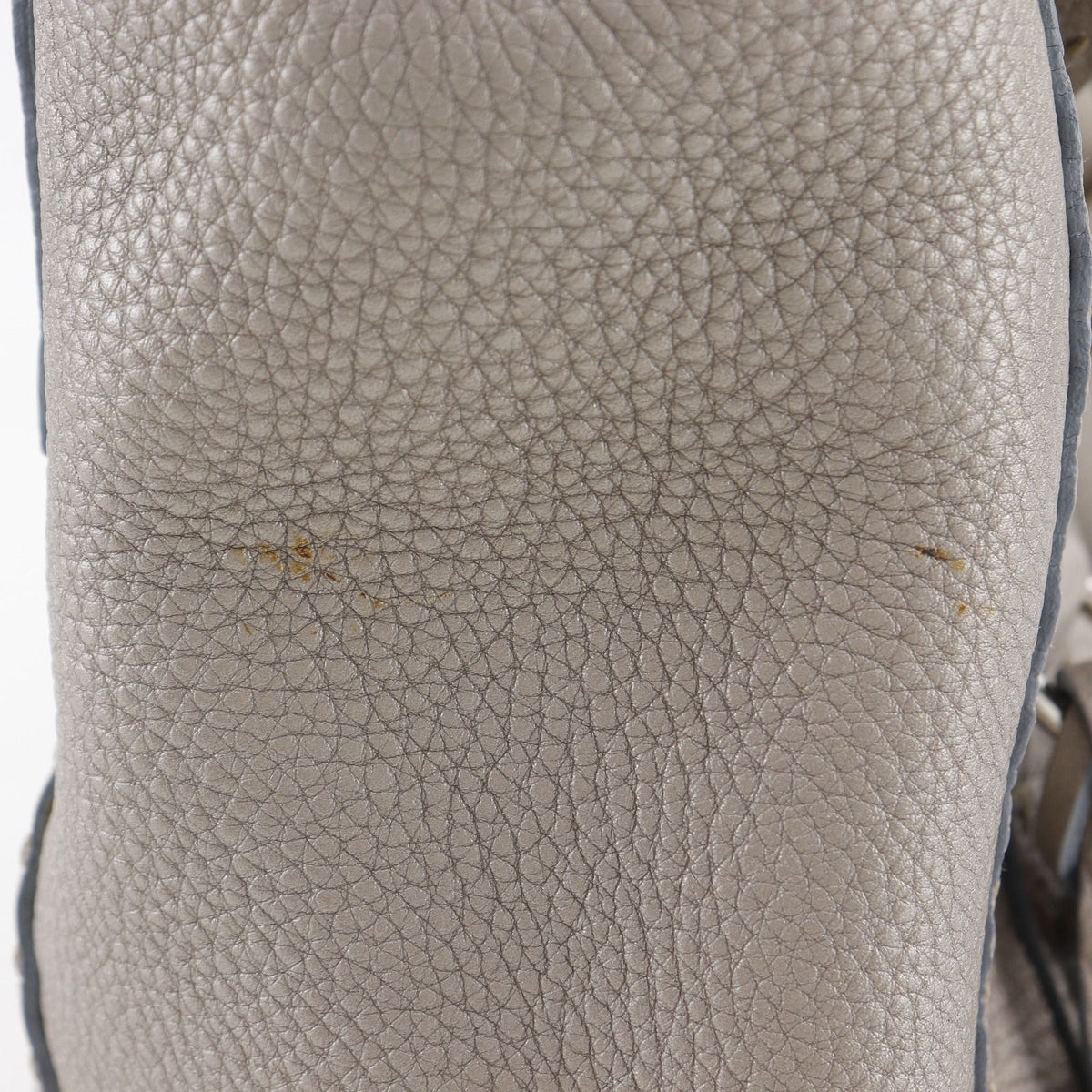 Fendi Linda Selleria Calfskin Gray Handbag — view 8