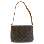 Louis Vuitton Monogram Musette Tango Brown Gold — view 2