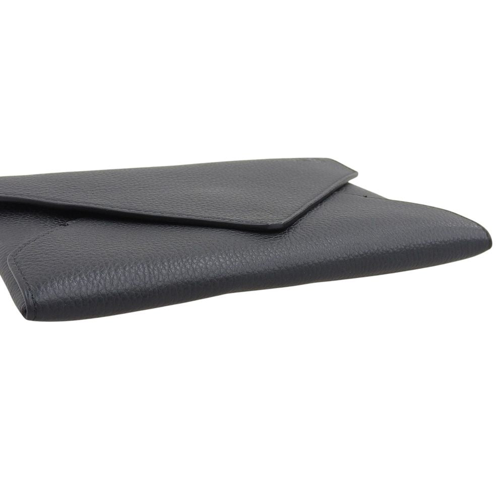 Loewe Anagram Logo Envelope Leather Pouch Mini Clutch — view 4