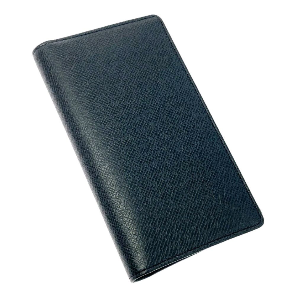 Louis Vuitton Taiga Agenda Poche Cover Black — view 3